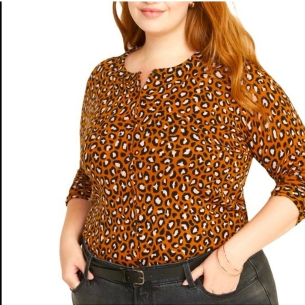 Old Navy cheetah print- cardigan